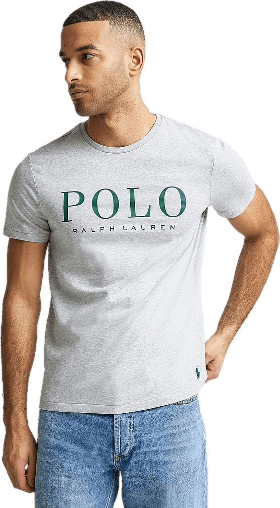 Custom Slim Fit Logo Jersey T-Shirt Andover Heather, Male, Vêtements, manche courte, Gris, XL