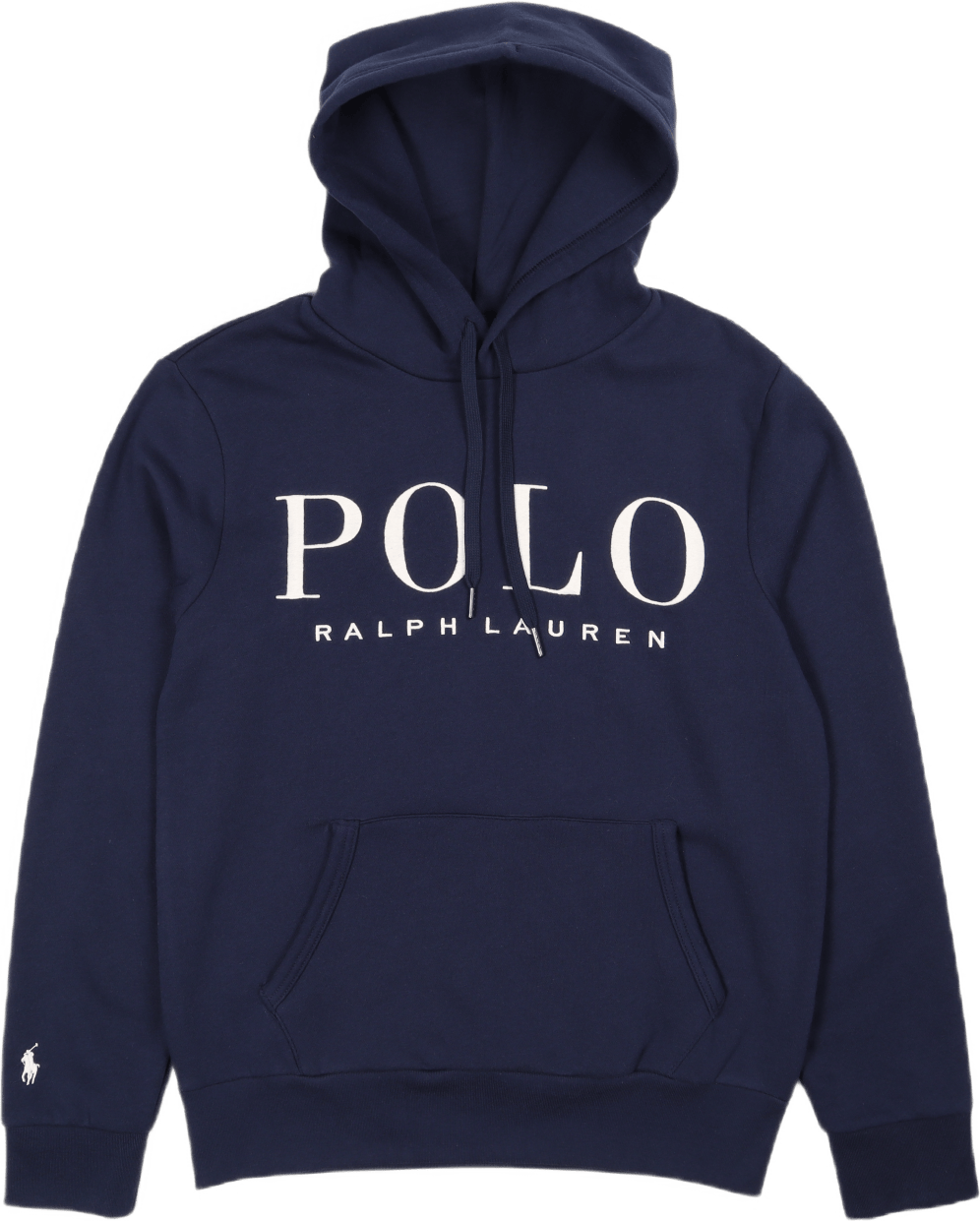 Logo-Embroidered Fleece Hoodie Cruise Navy