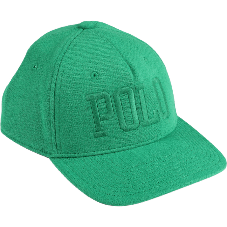 Logo Fleece Ball Cap Cruise Green