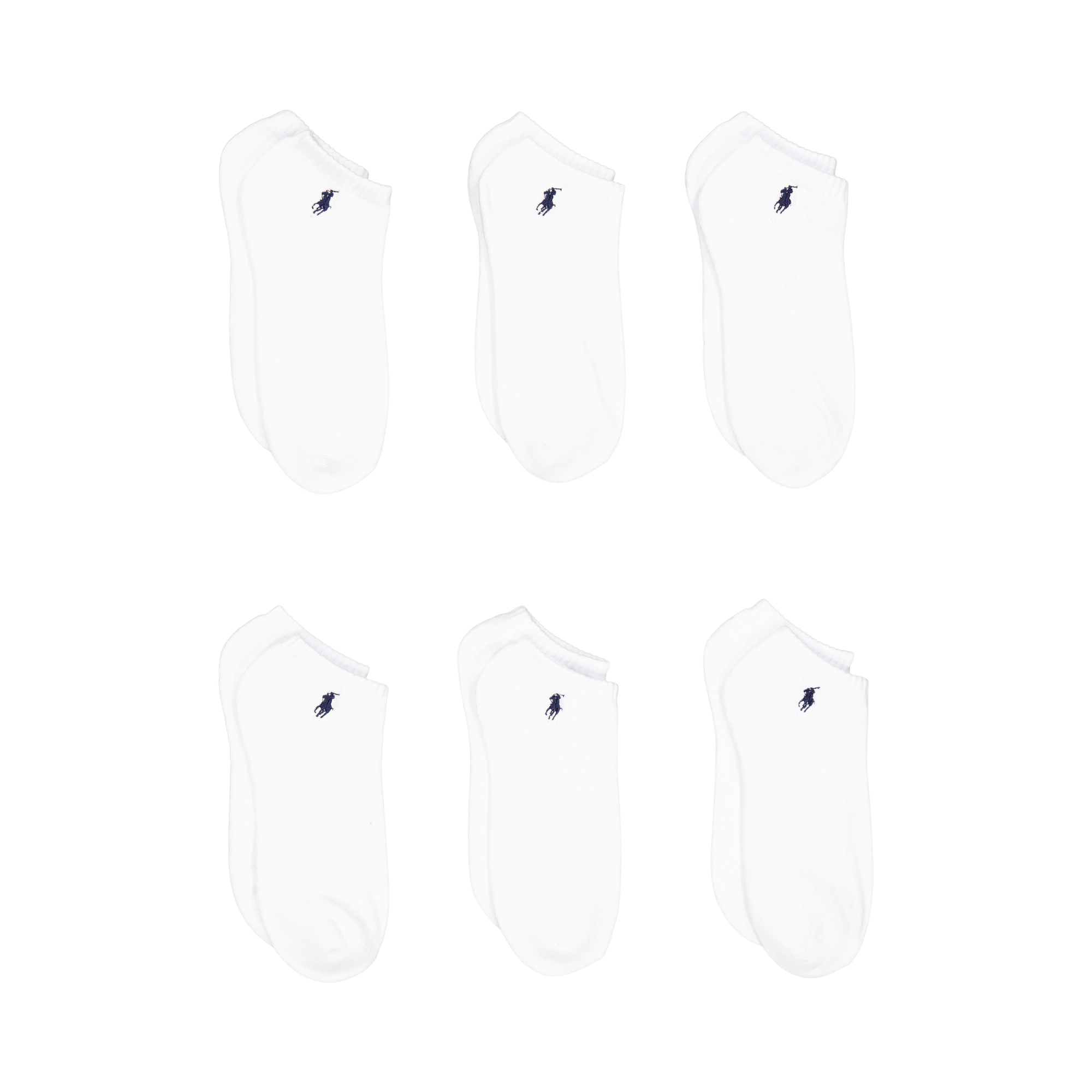 Cushioned Low-Cut-Sock 6-Pack White, Male, Abbigliamento, Calzini, Bianca, ONESIZE