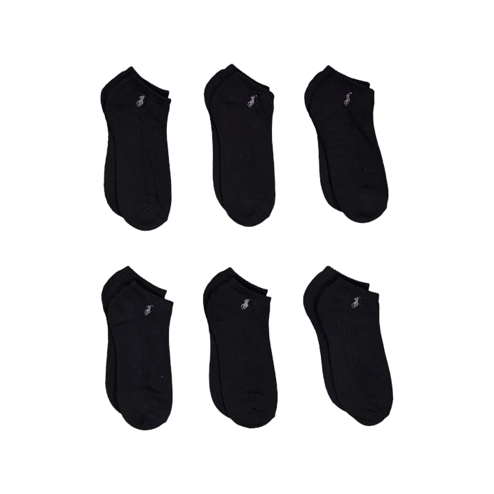 Cushioned Low-Cut-Sock 6-Pack Black, Male, Abbigliamento, Calzini, Nero, ONESIZE