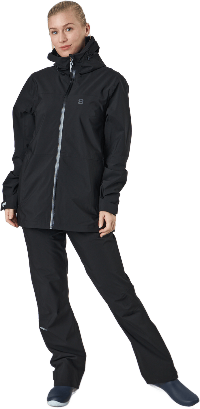 Main W Rain Set Black, Female, Apparels, jackets, Black, 40