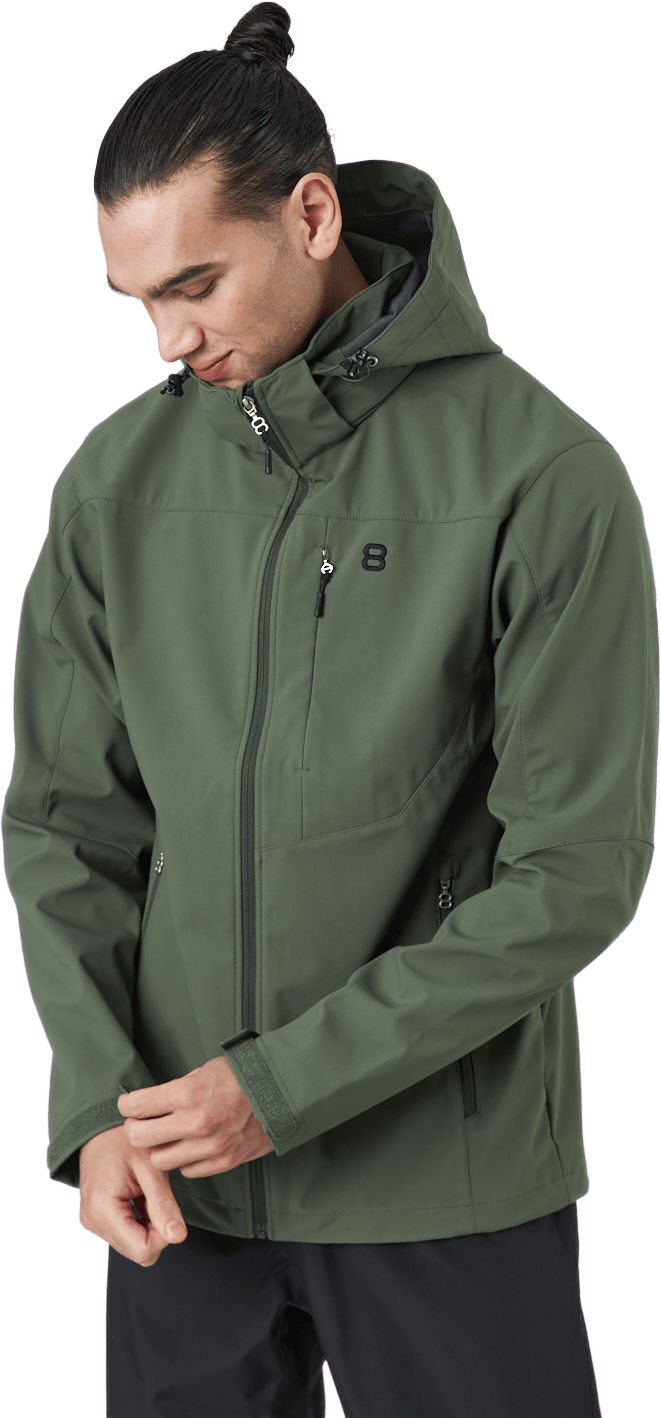 Padore Softshell Jacket Thyme, Male, Apparels, jackets, Green, XXL