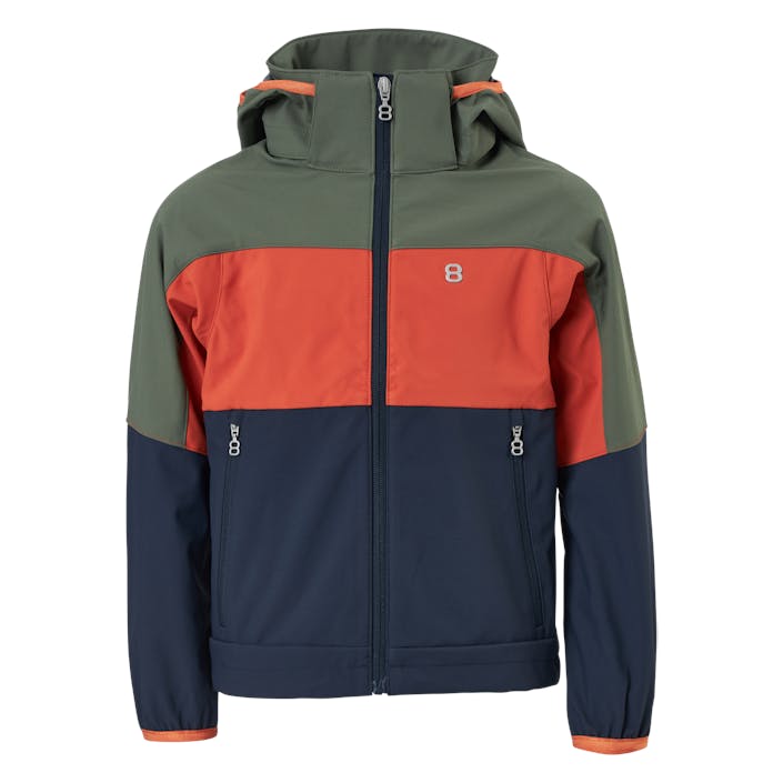 Muler Jr Softshell Jacket Orange Rust, Unisex, Bekleidung, Jacken, Mehrfarbig, 170