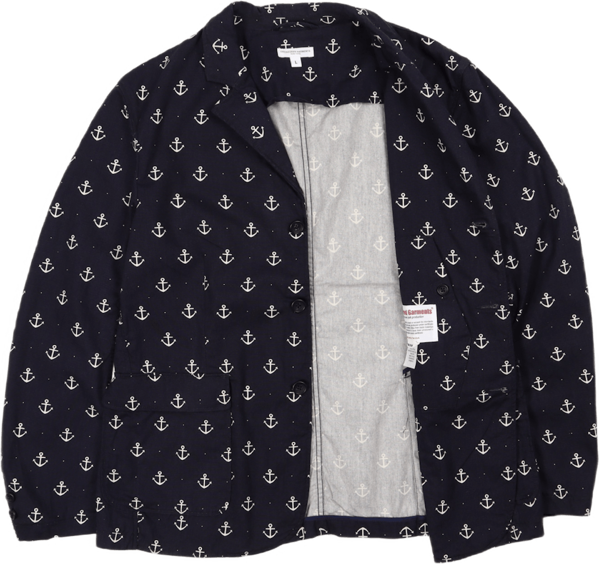 Baker Jacket Navy Anchor