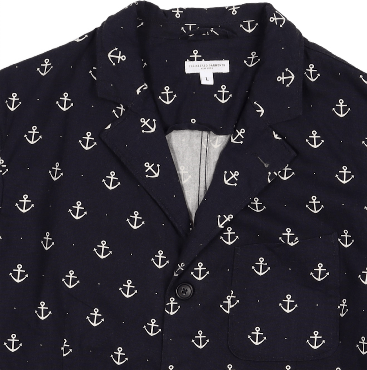 Baker Jacket Navy Anchor