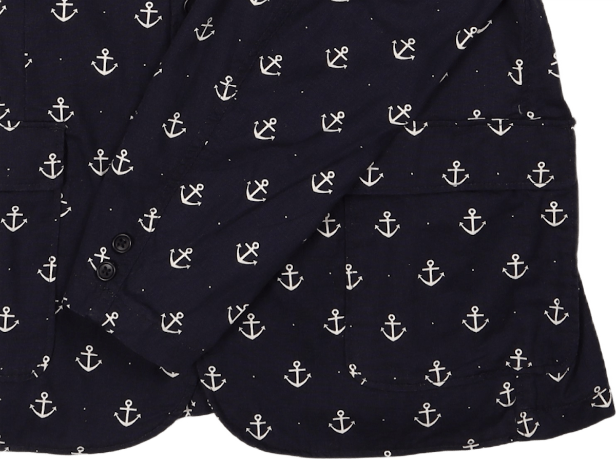 Baker Jacket Navy Anchor