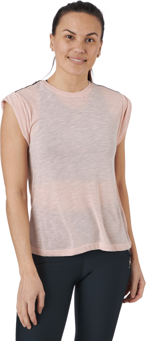 Power X Muscle Tank Pink / Black, Female, Odevy, Tričko, Posilovať, Ružová, L