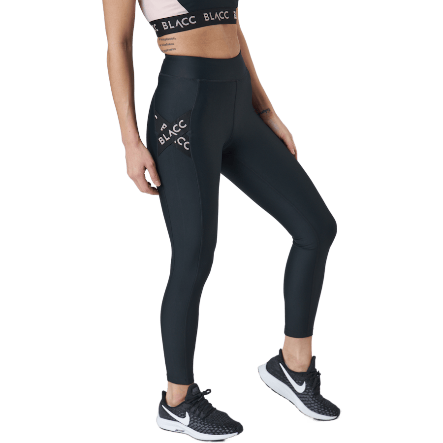 Power X High Waist Tights Black / Pink - Bild 2