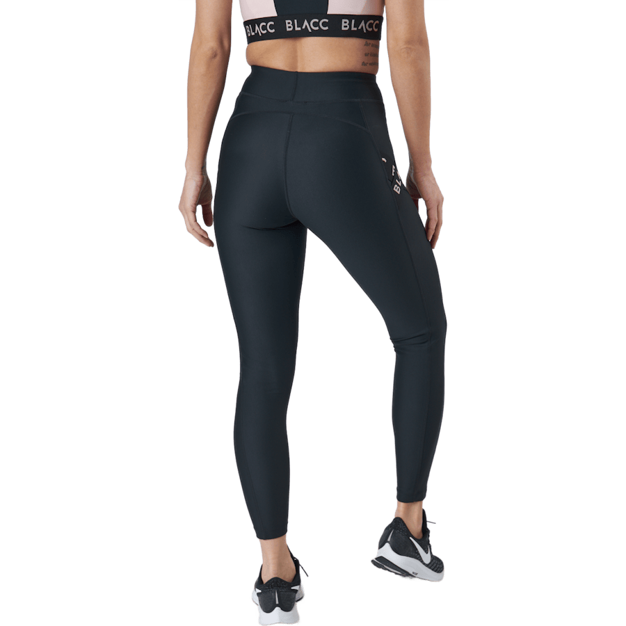 Power X High Waist Tights Black / Pink - Bild 3