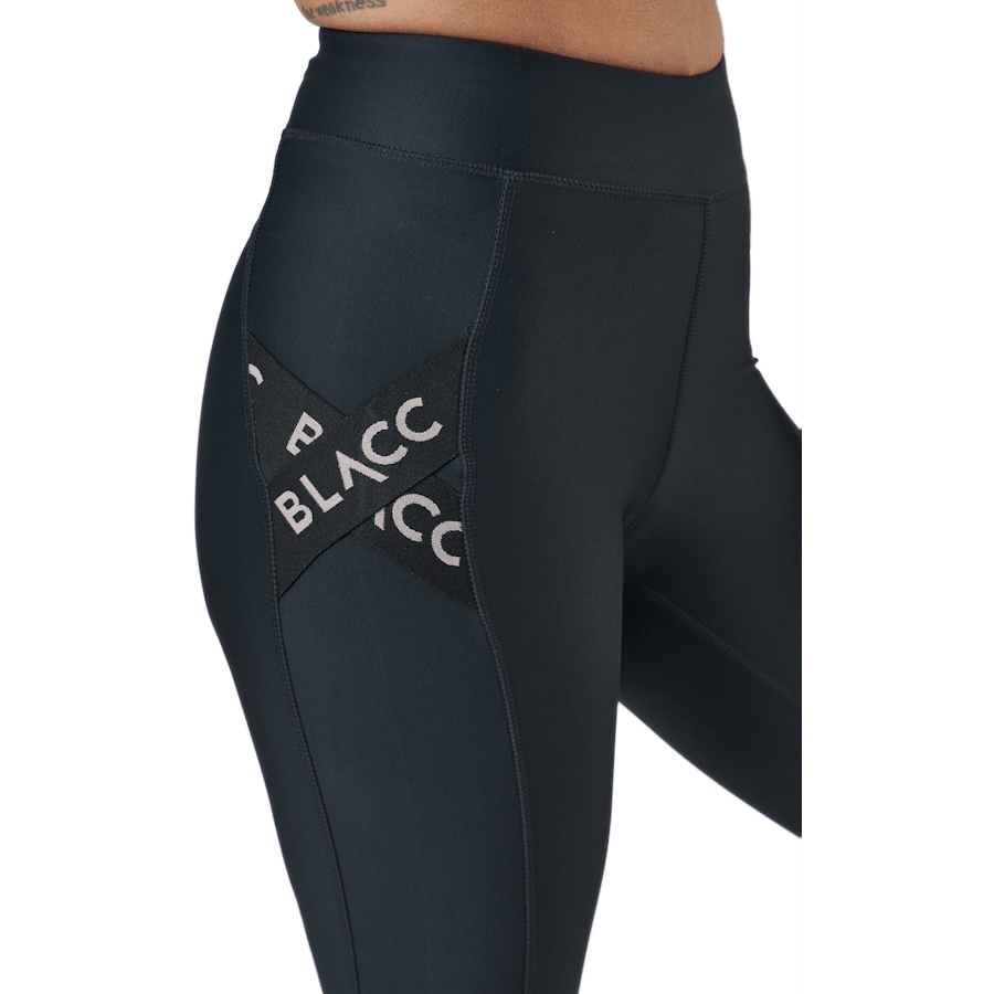 Power X High Waist Tights Black / Pink - Bild 4