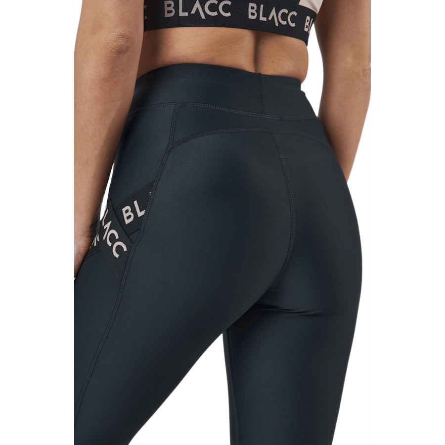 Power X High Waist Tights Black / Pink - Bild 5