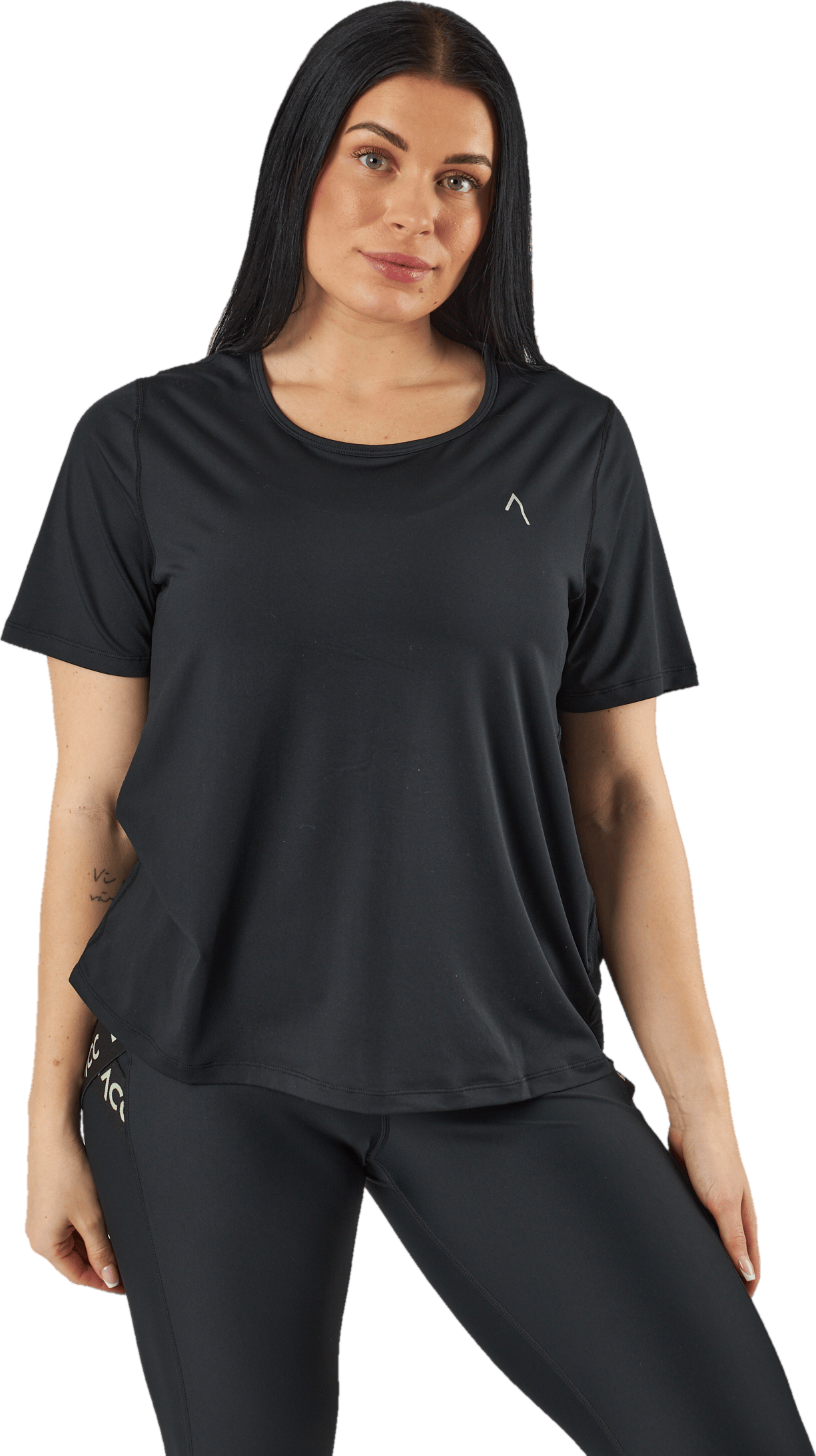 Lyric Tee Black, Female, Vêtements, T-shirt, Entraînement, Noir, M