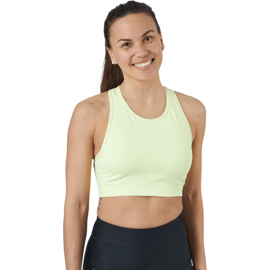 Fixed High Support Bra Green