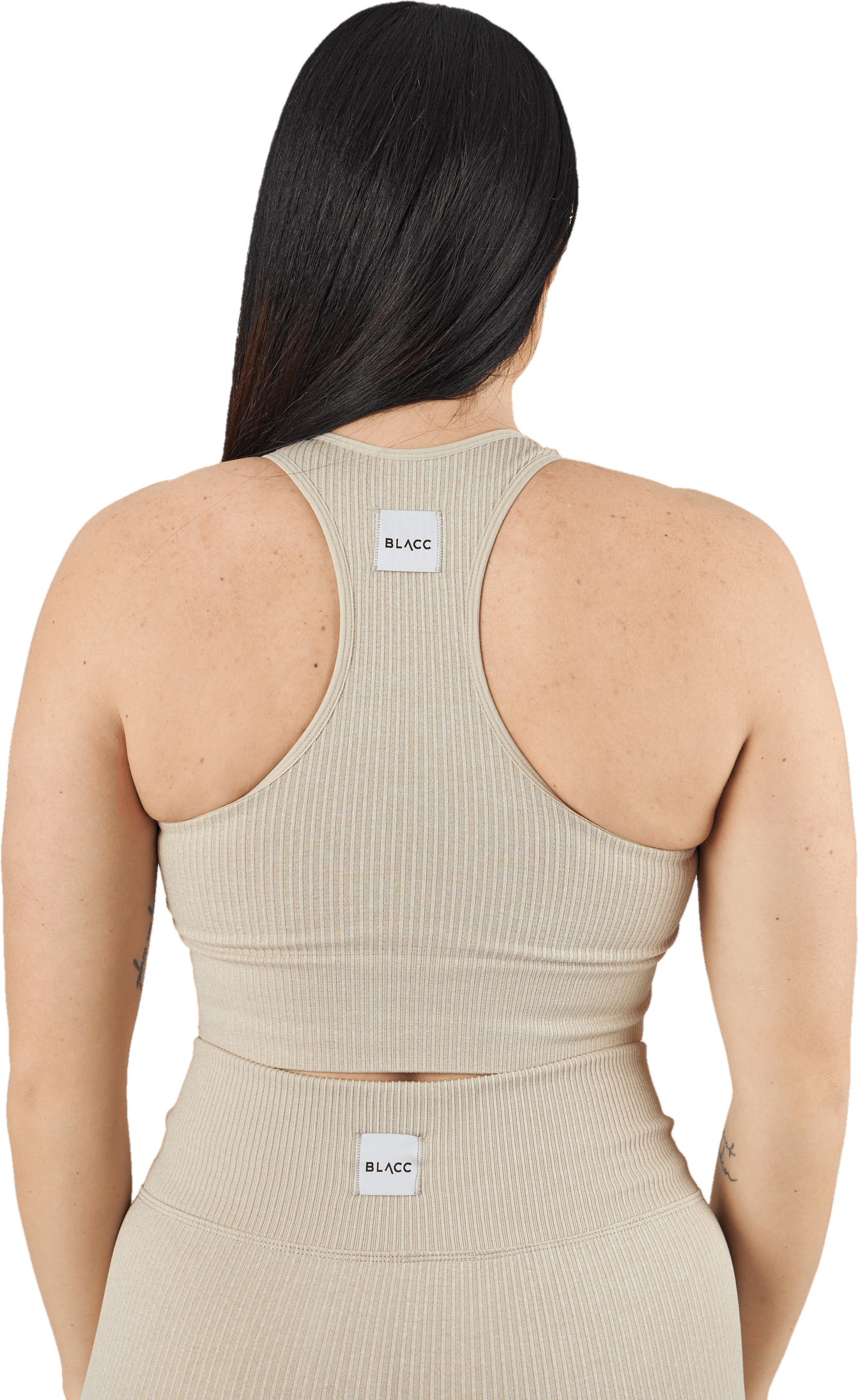 Rib Seamless Crop Top Mushroom - Bild 3