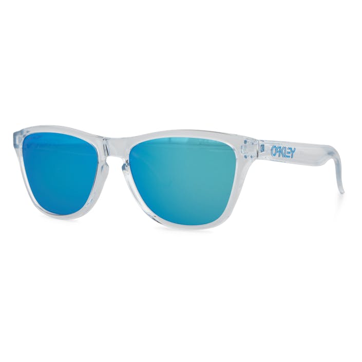 Frogskins Xs Prizm Sapphire, Unisex, Ekwipunek, Okulary słoneczne, Biały, ONESIZE