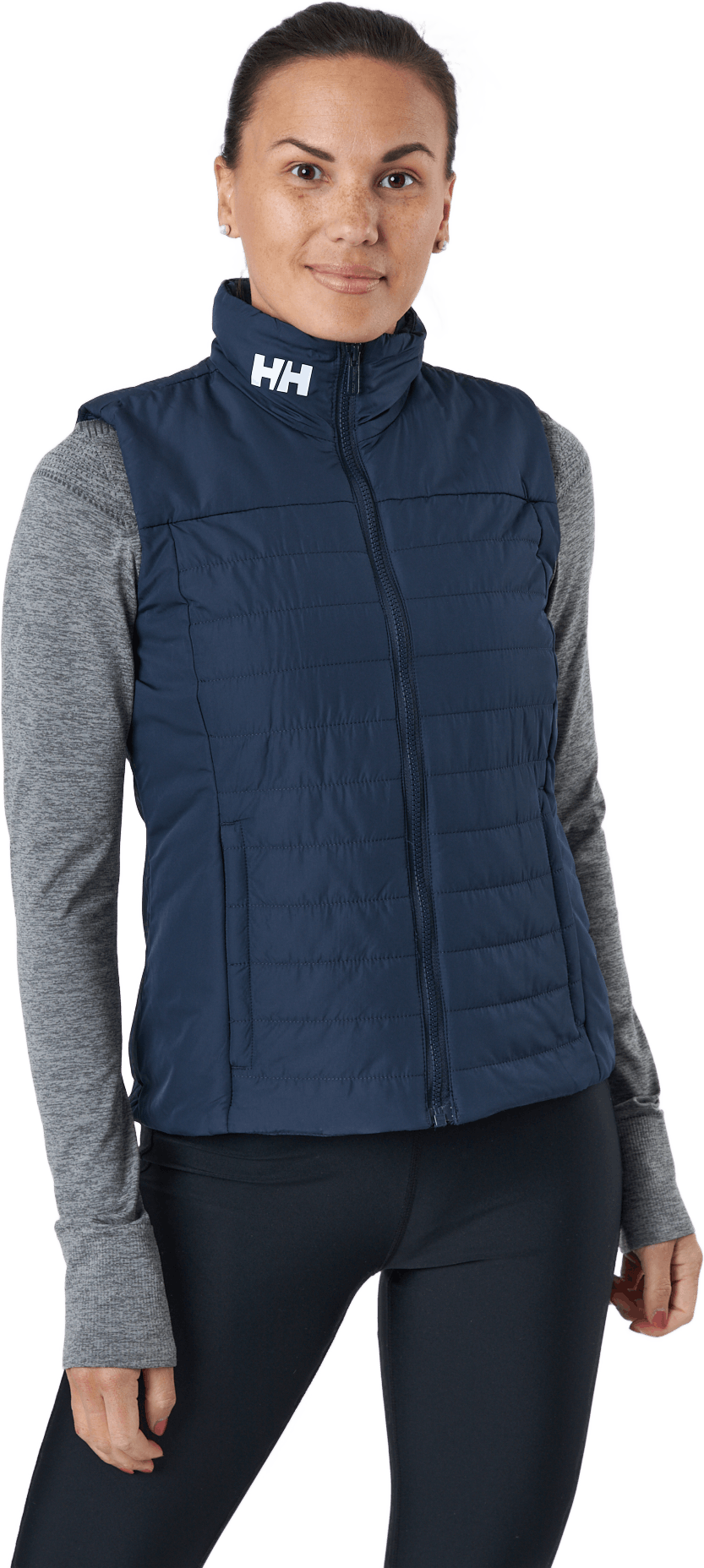 W Crew Insulator Vest 2.0 597 Navy, Female, Odzież, kurtki, Niebieski, XS