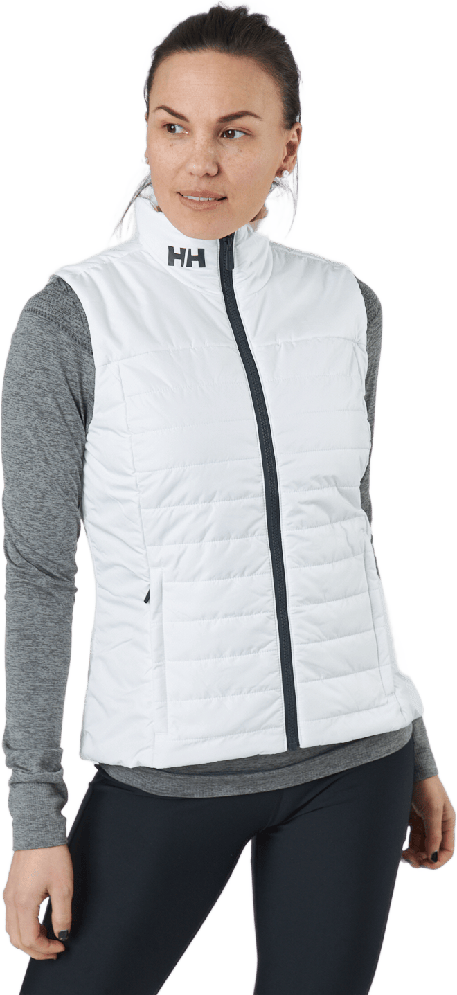W Crew Insulator Vest 2.0 001 White, Female, Apparels, jackets, White, XS