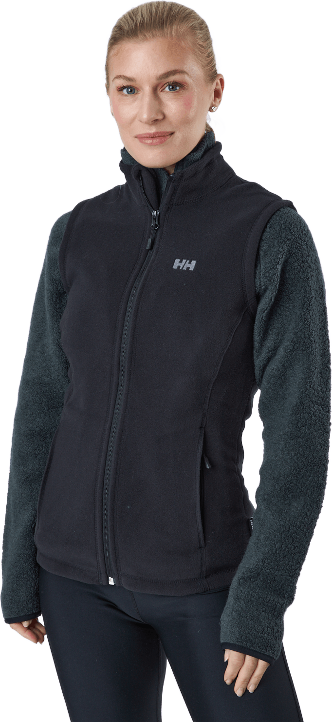 W Daybreaker Fleece Vest 990 Black, Female, Apparels, jackets, Black, XS