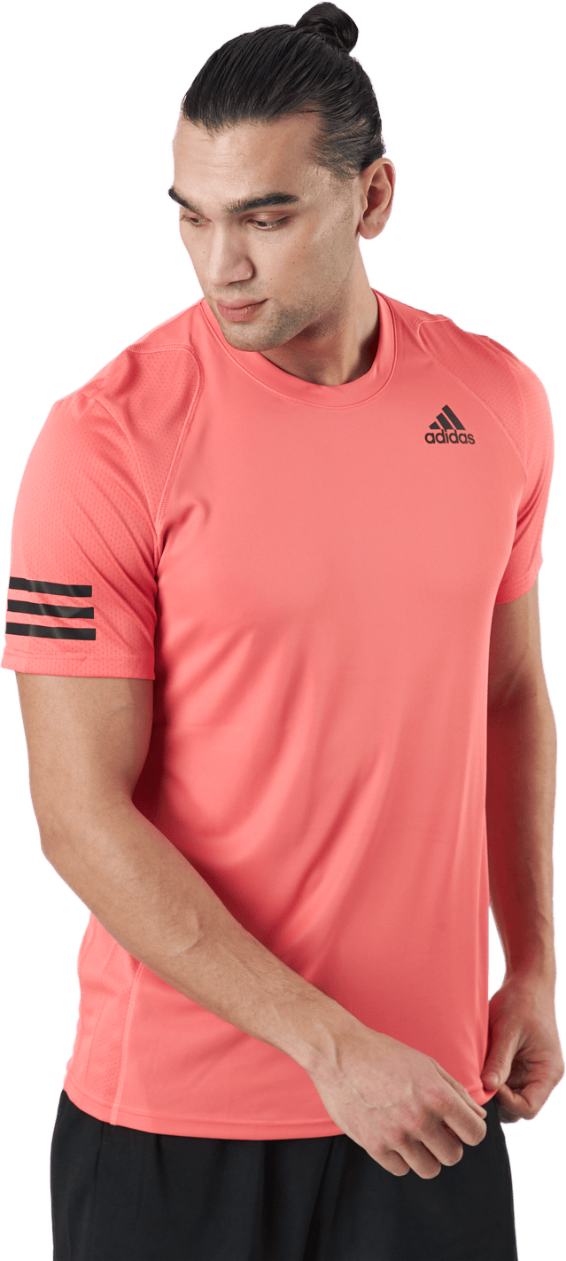 Club 3-stripe Tee 000/red - Bild 2