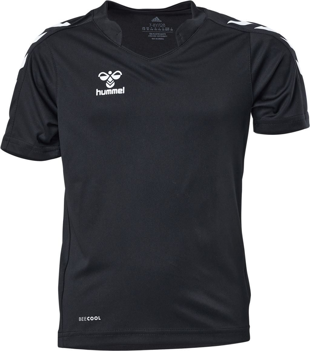 Hmlcore Xk Poly Jersey S/s Kid Black