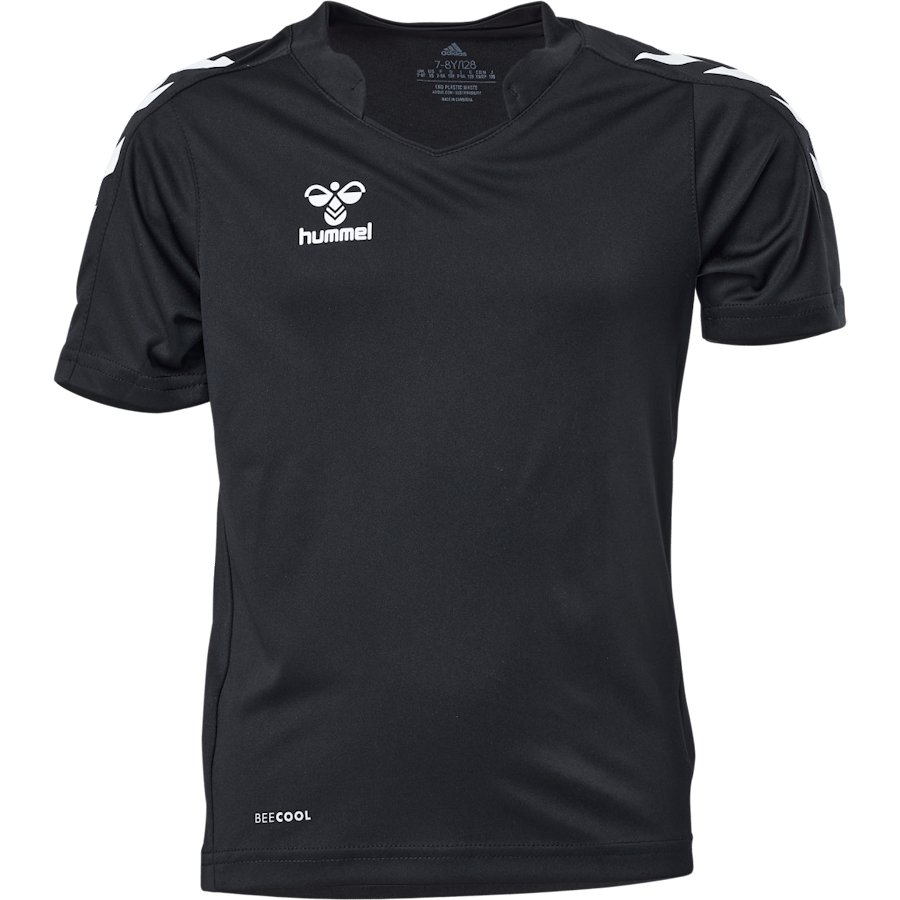 Hmlcore Xk Poly Jersey S/s Kid Black