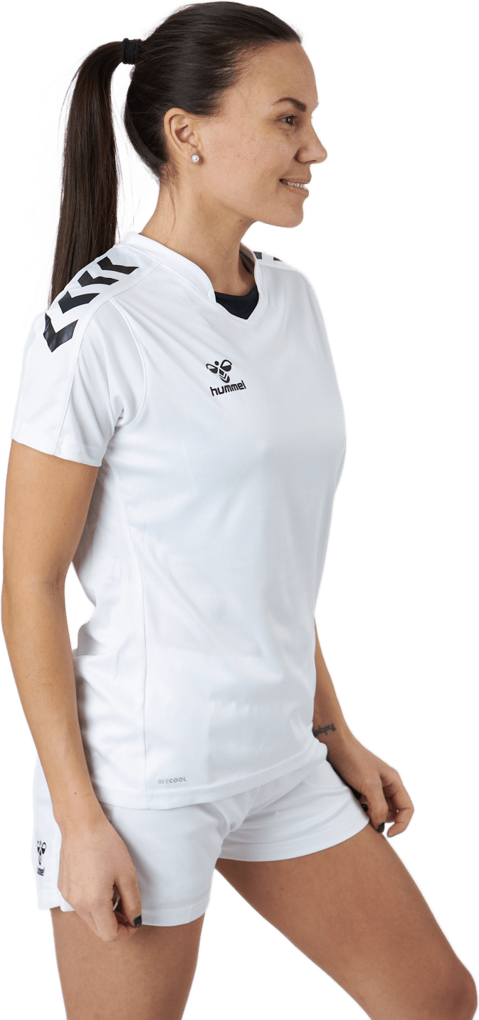 Hmlcore Xk Poly Jersey S/s Wom White - Bild 2