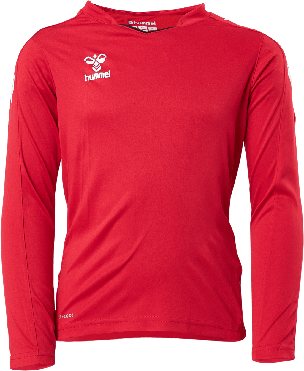 Hmlcore Xk Poly Jersey L/s Kid True Red, Unisex, Kläder, basskikt, Röd, 116