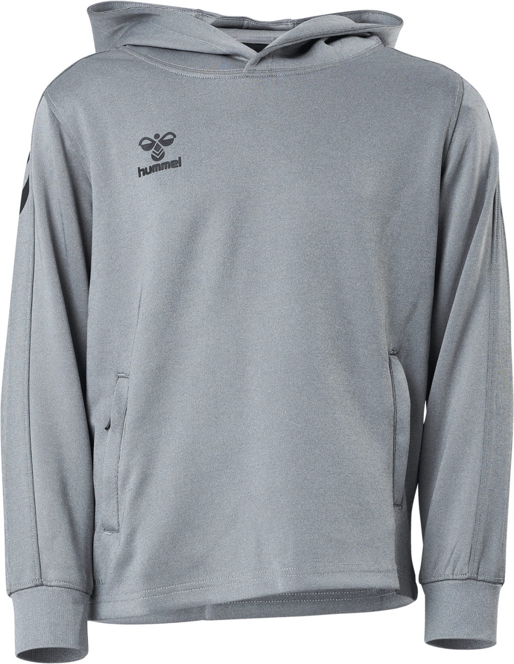 Hmlcore Xk Poly Kids Sweat Hoo Grey Melange