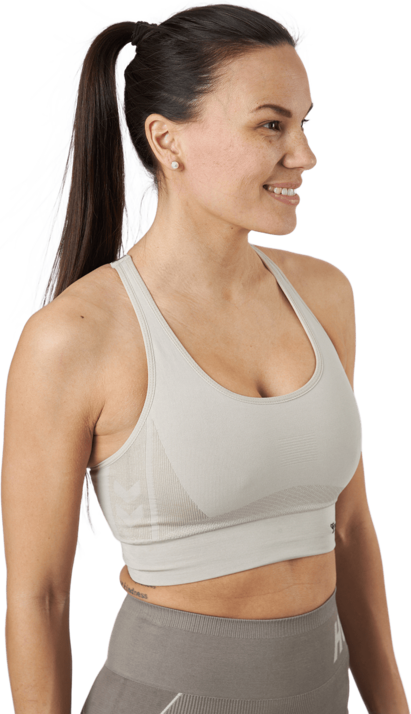 Hmlclea Seamless Sports Top Chateau Gray - Bild 2