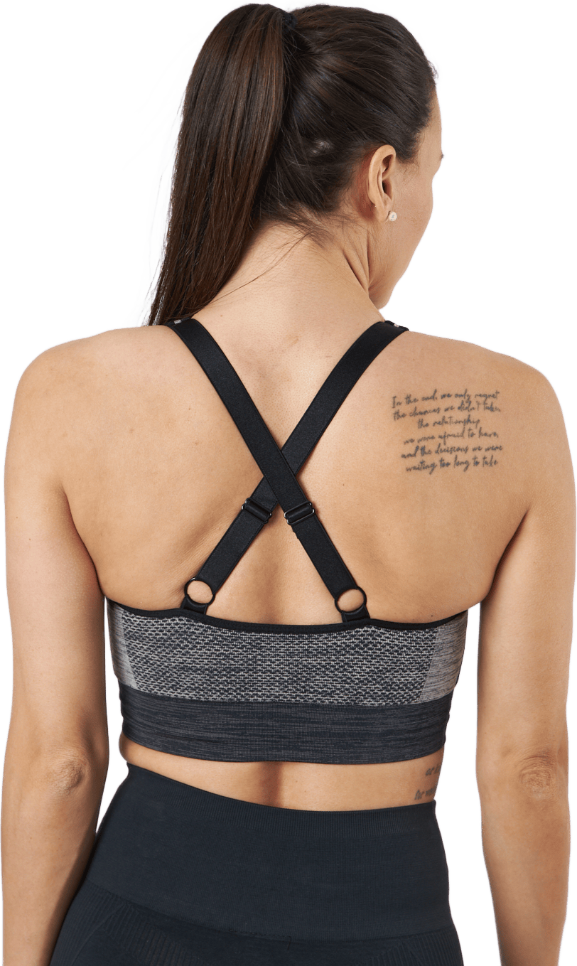 Hmlclea Seamless Sports Top Chateau Gray/black Melange - Bild 3