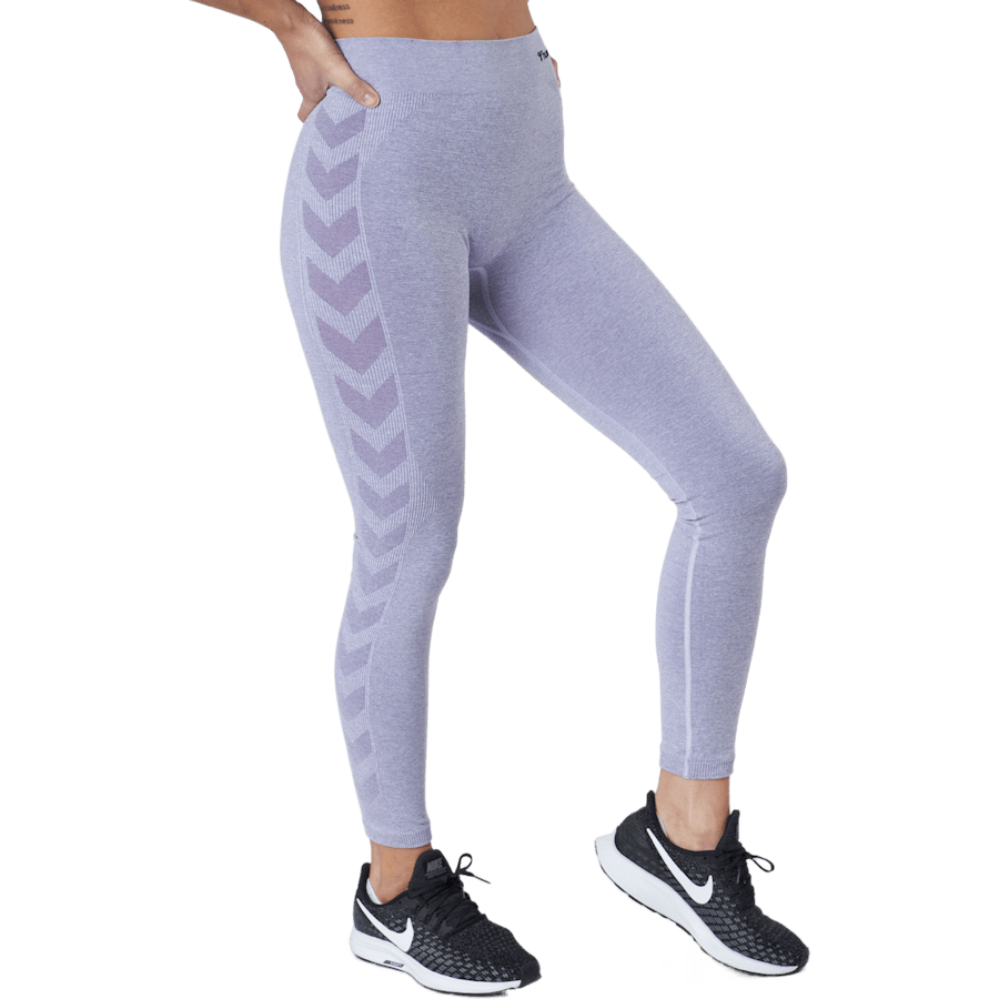 Hmlci Seamless Mid Waist Tight Lavender Melange - Bild 2