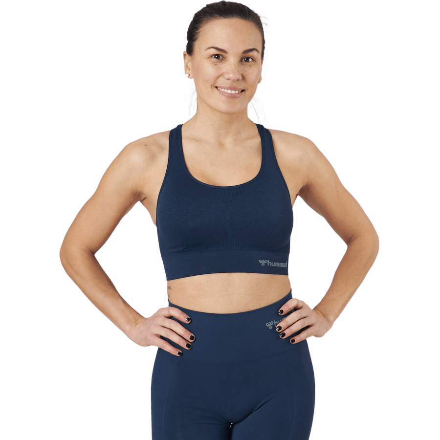 Hmltif Seamless Sports Top Black Iris