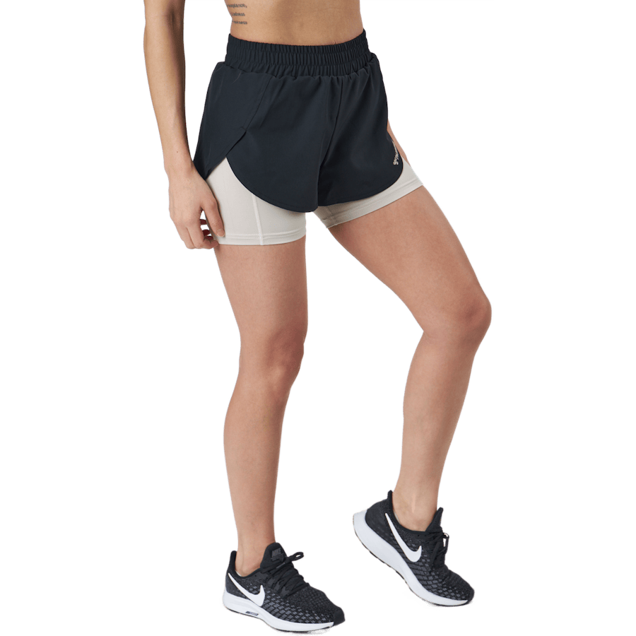 Hmlmt Track 2 In 1 Shorts Black - Bild 2