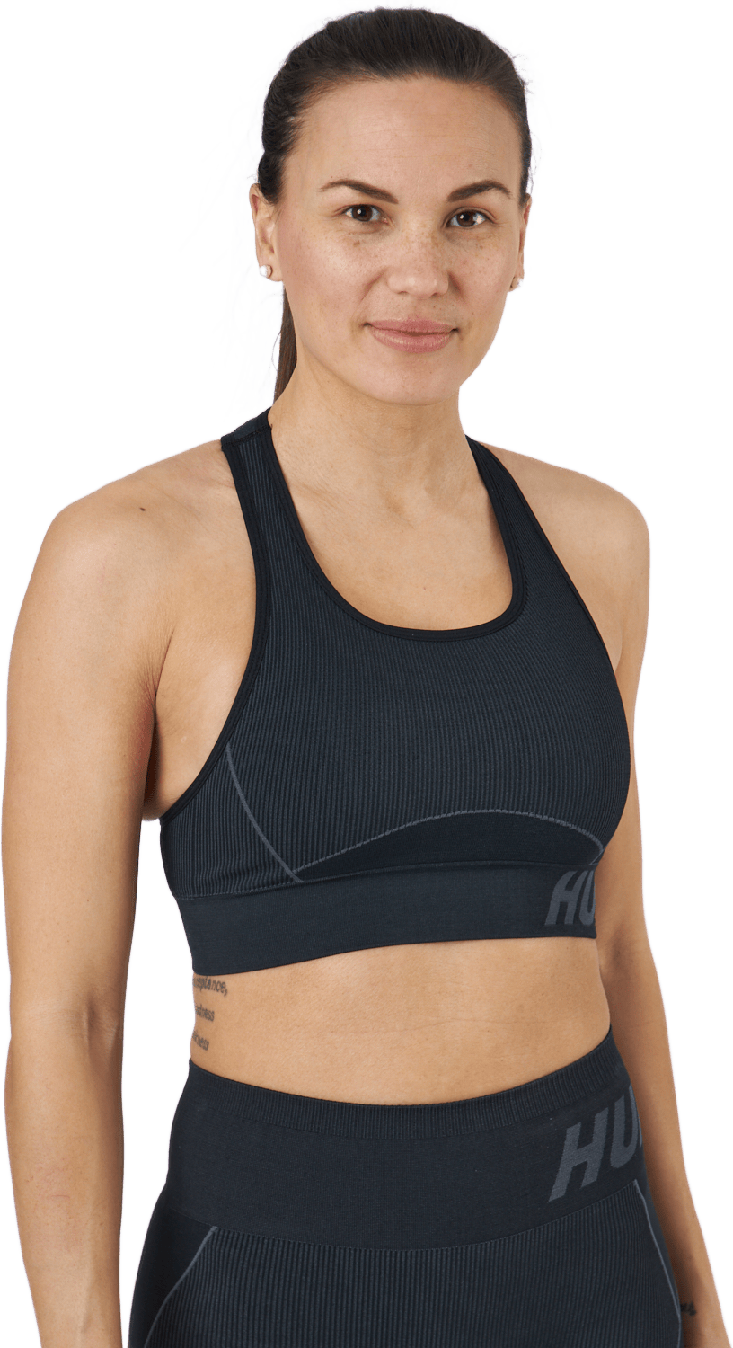 Hmlte Christel Seamless Sports Black/asphalt Melange