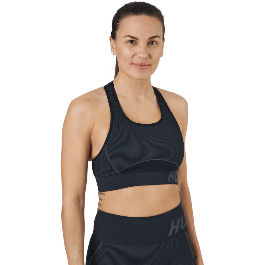Hmlte Christel Seamless Sports Black/asphalt Melange