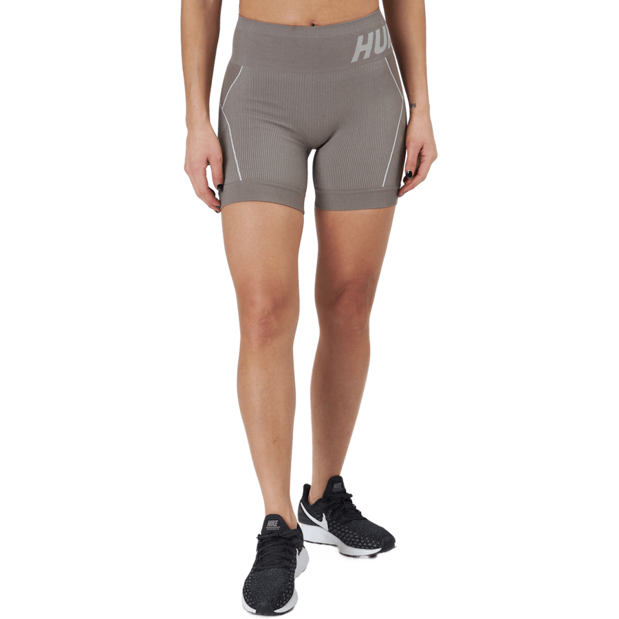 Hmlte Christel Seamless Shorts Chateau Gray/driftwood Melange