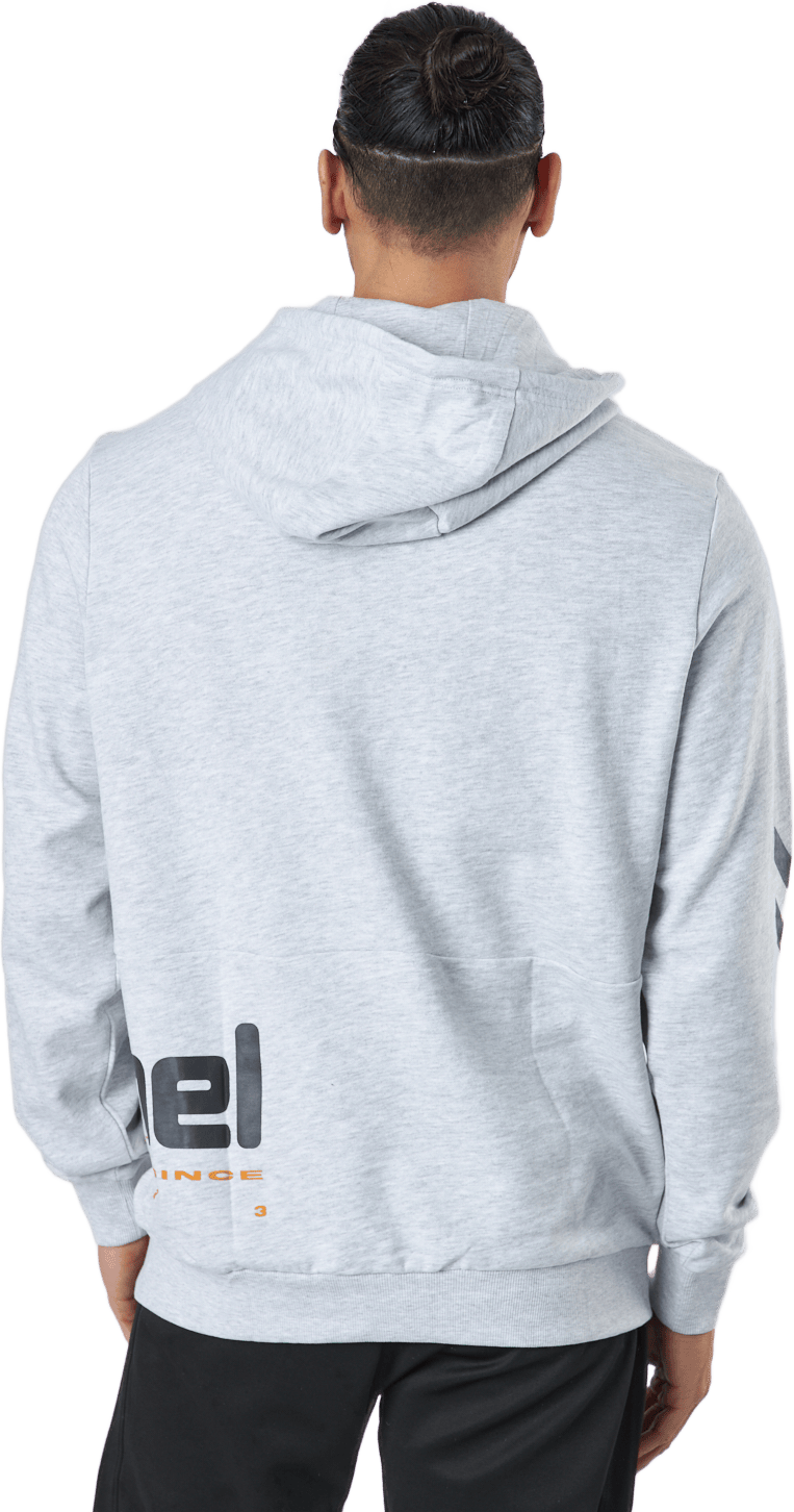 Hmllgc Manfred Hoodie Light Grey Melange - Bild 3