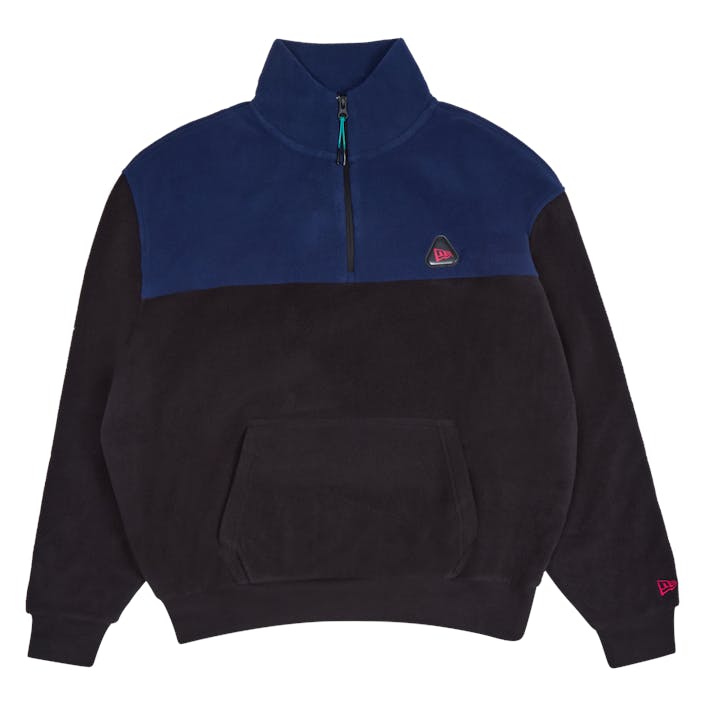 New Era Colourblock Quarter Z, Male, Vêtements, Hoodies & Sweatshirts, Noir, L