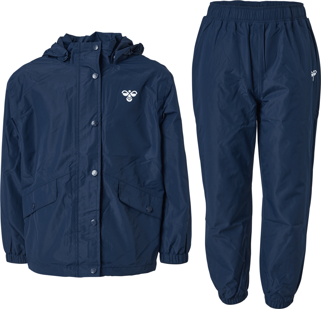 Hmlreva Rainsuit Black Iris, Unisex, Apparels, Tracksuits & Overalls, Blue, 122