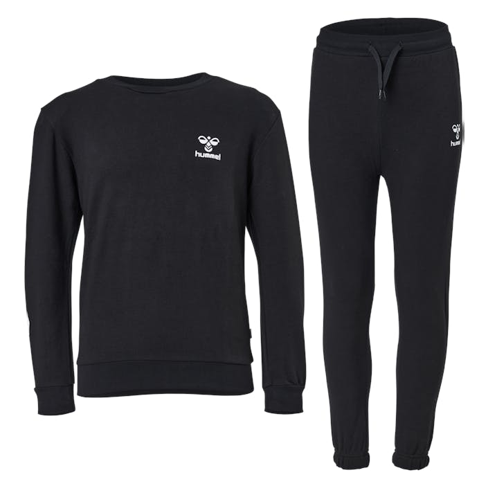 Hmlventi Tracksuit Black, Unisex, Apparels, tracksuits & sets, Black, 116