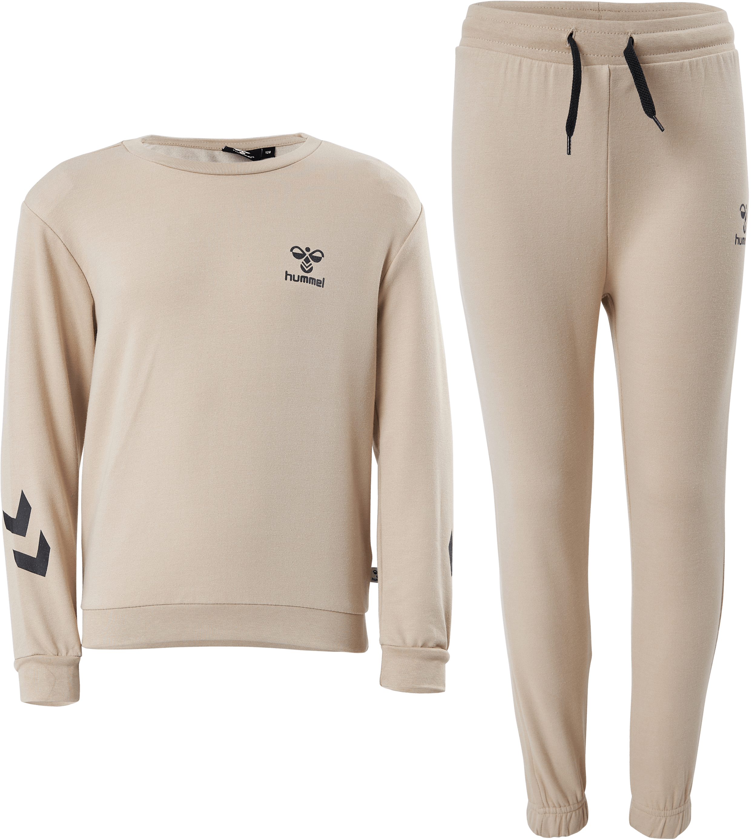 Hmlventi Tracksuit Humus, Unisex, Odzież, dresy i komplety, Beżowy, 164