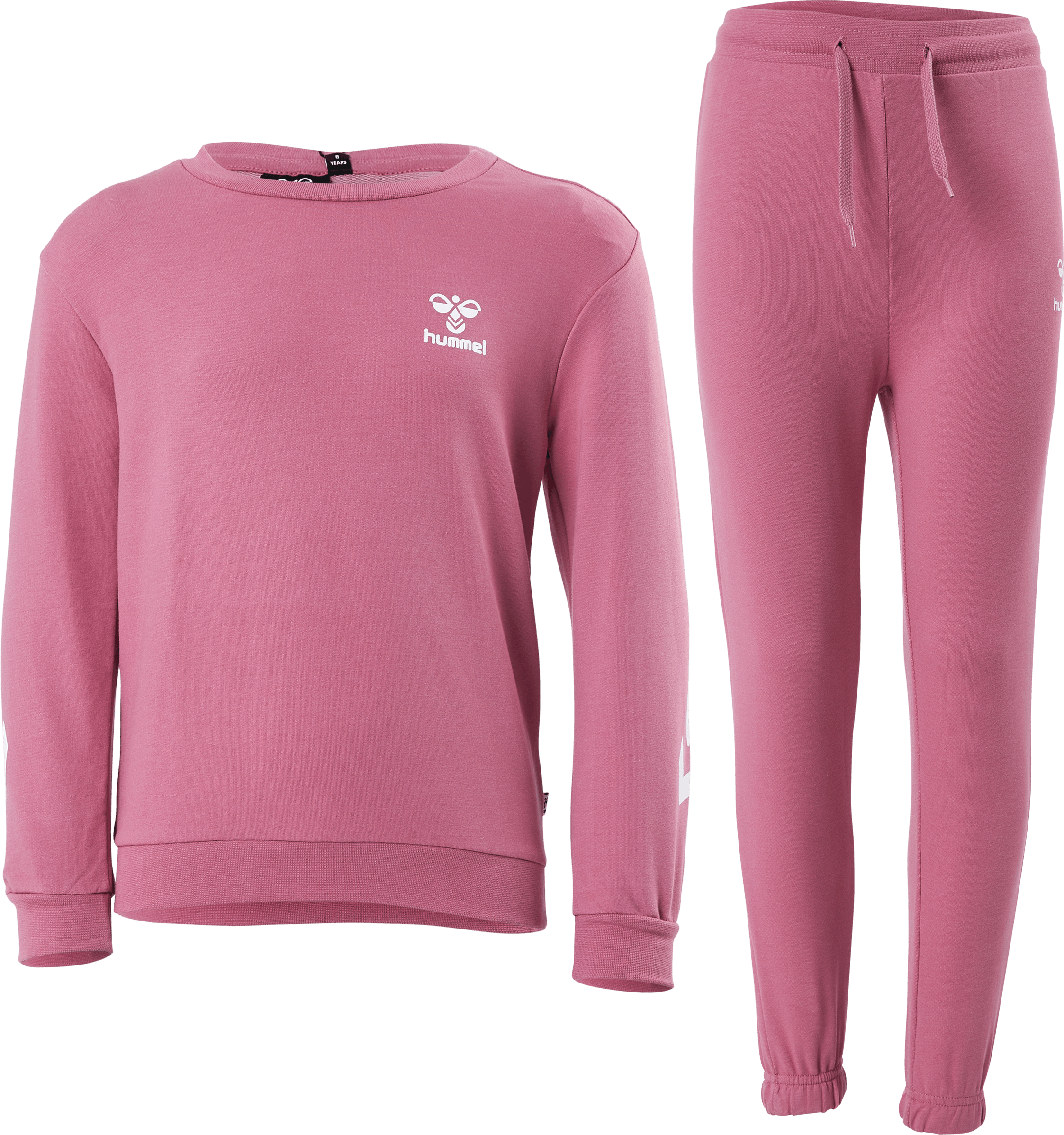Hmlventi Tracksuit Heather Rose, Unisex, Apparels, tracksuits & sets, Pink, 134