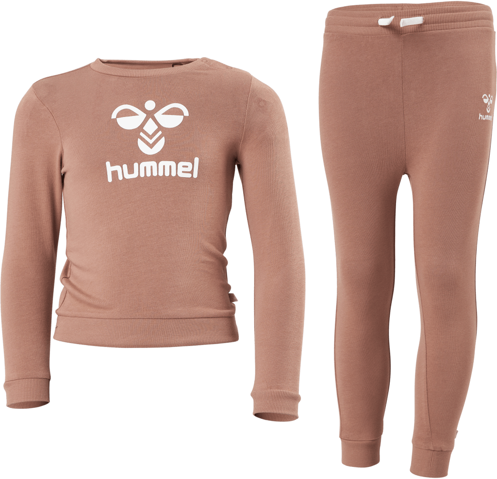 Hmlarine Crewsuit Beaver Fur, Unisex, Apparels, tracksuits & sets, Beige, 92