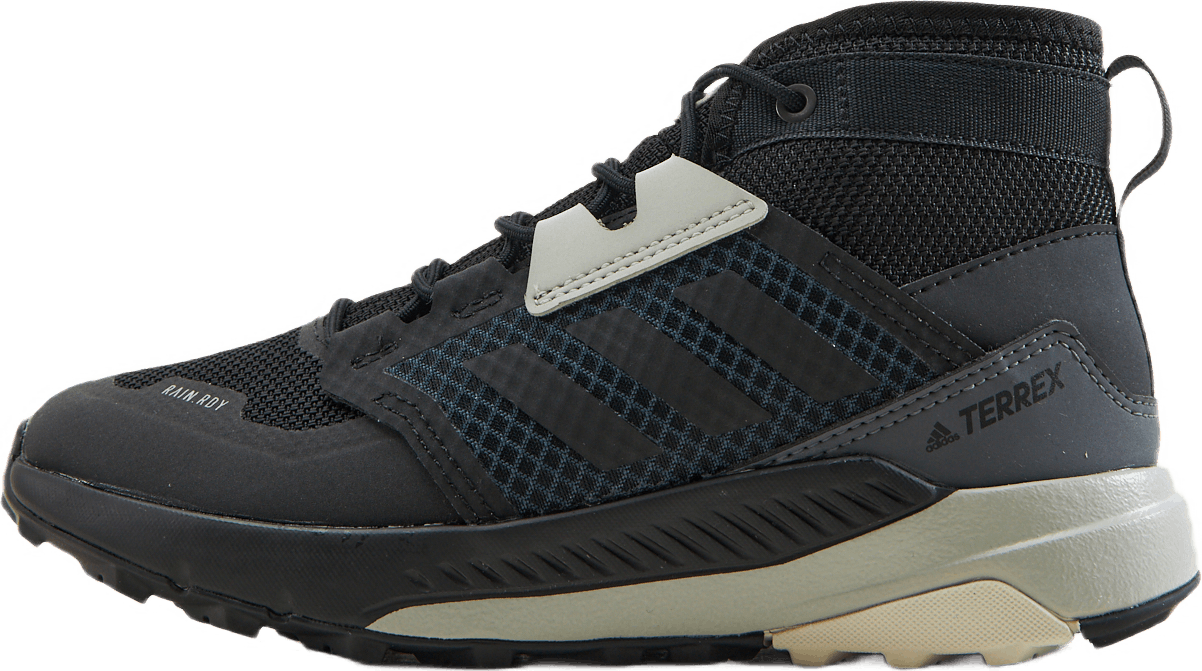 Terrex Trailmaker Mid RAIN.RDY Hiking Shoes Core Black / Core Black / Aluminium, Unisex, Shoes, hiking shoes, Black, UK 2