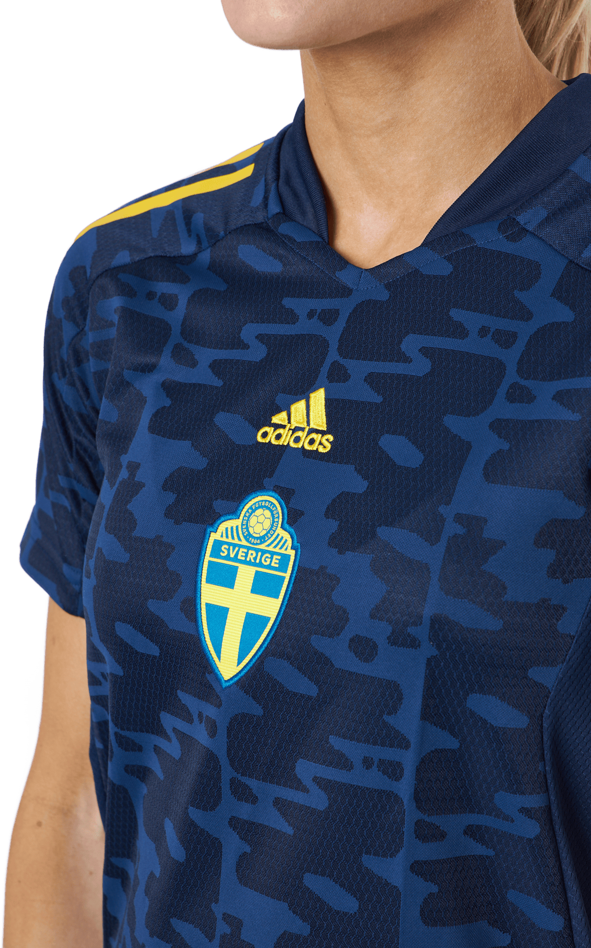 Svff A Jsy W Team Navy Blue - Bild 4