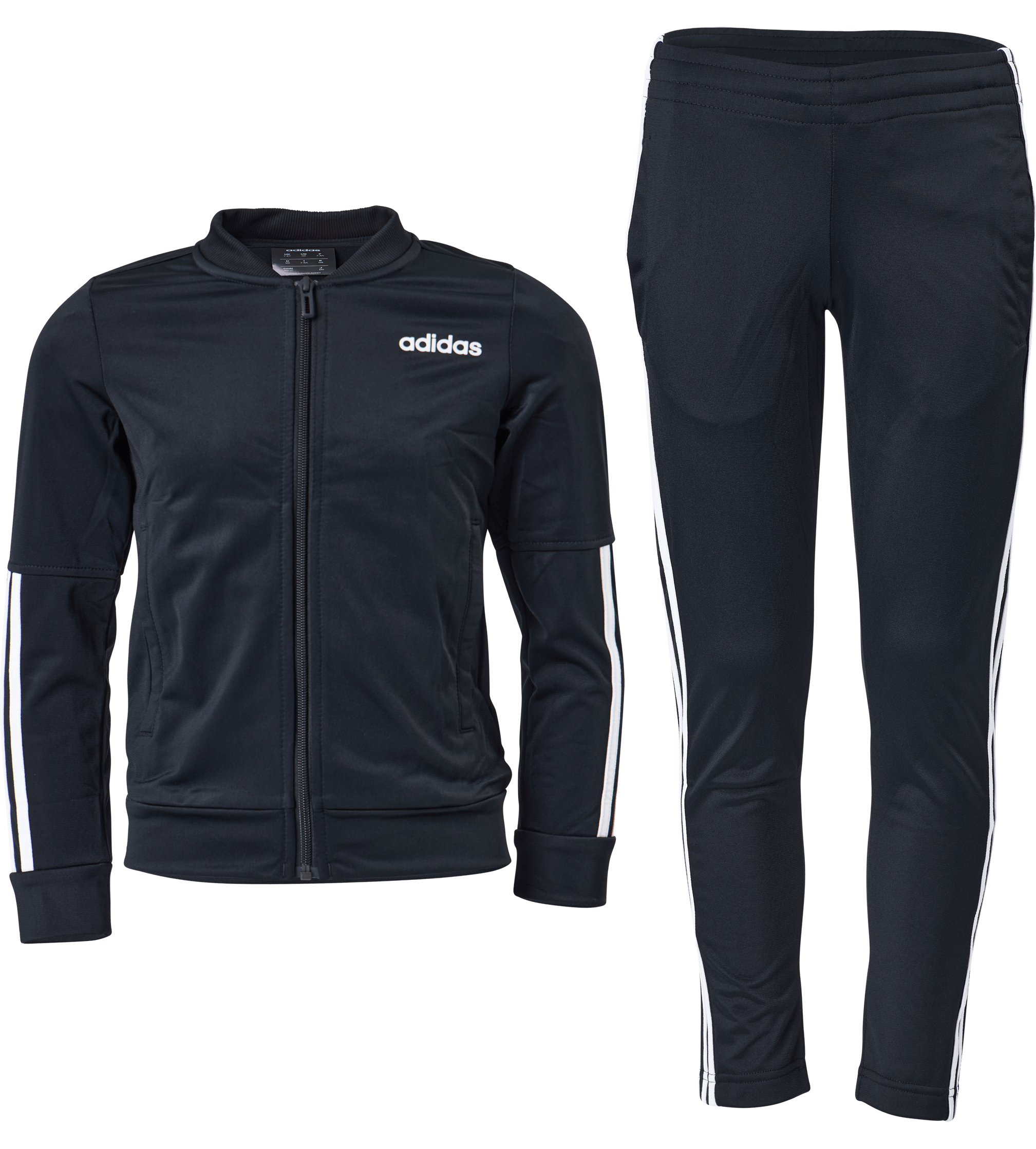 Yg Ts Back2bas Top:black/white Bottom:black, Unisex, Apparels, tracksuits & sets, Black, 152