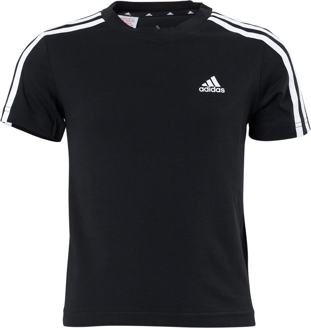 Adidas Essentials 3-Stripes T-Shirt Black, Unisex, Kleding, T-shirt, Zwart, 140