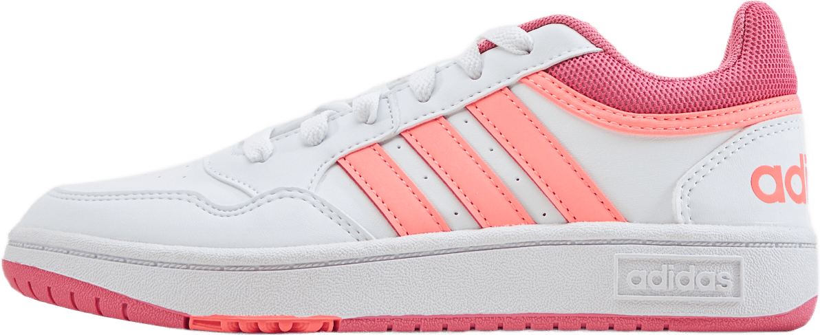 Hoops 3.0 K Cloud White/rose Tone/acid Red, Unisex, Buty, Sneakersy, EU 28