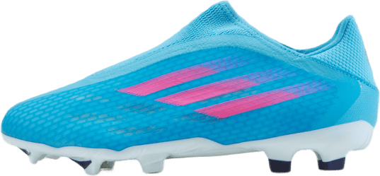 X Speedflow.3 Ll Fg Sky Rush/team Shock Pink/cloud, Unisex, Shoes, Football shoes, Soccer, Blue, UK 5